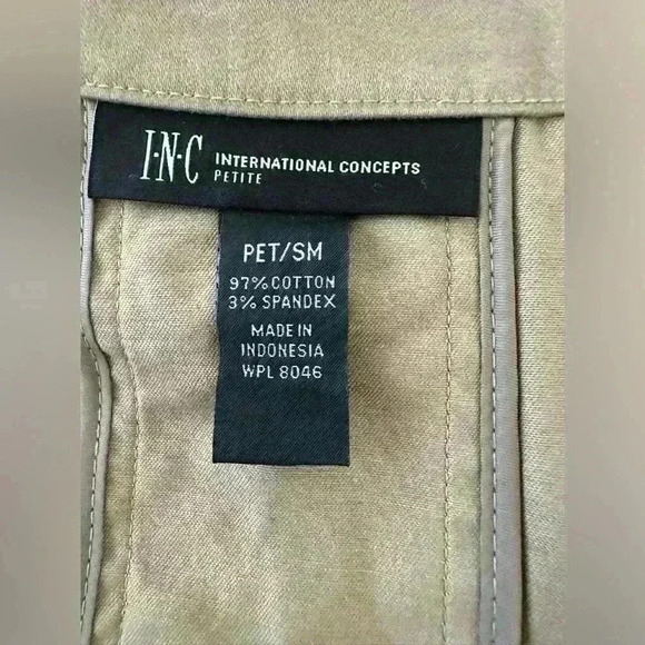 I.N.C. Lace-Up Utility Jacket Size Petite Small - Picture 7 of 11